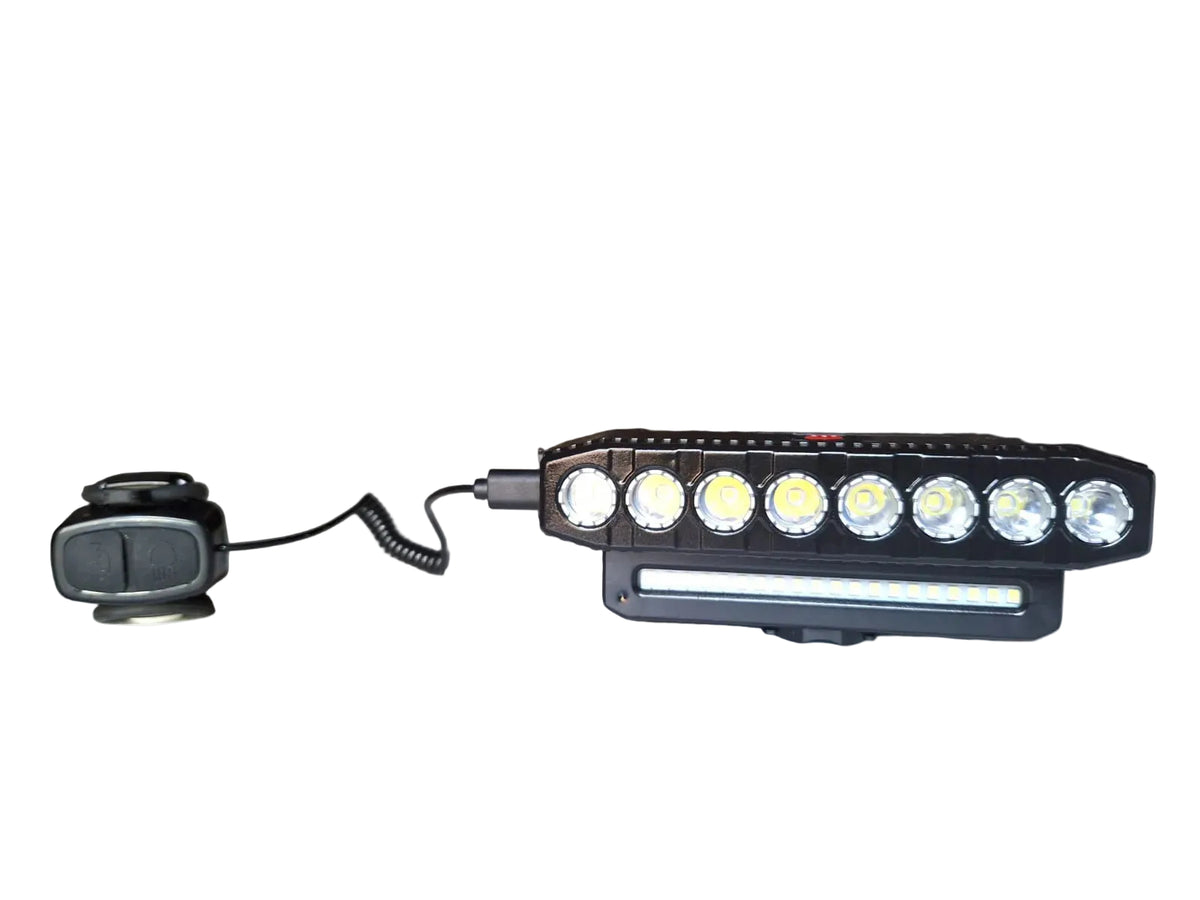 Duel Bike light with connector to hooter
