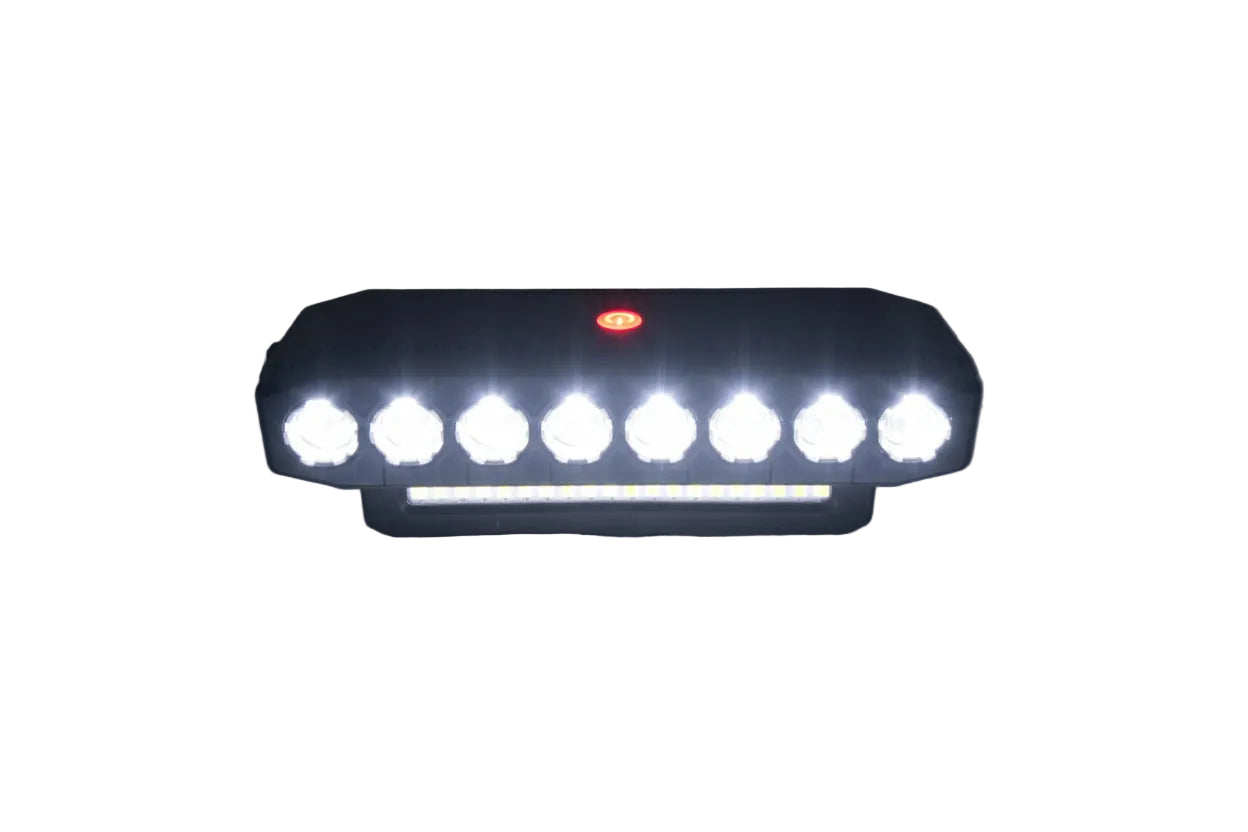 Duel bike light front angle
