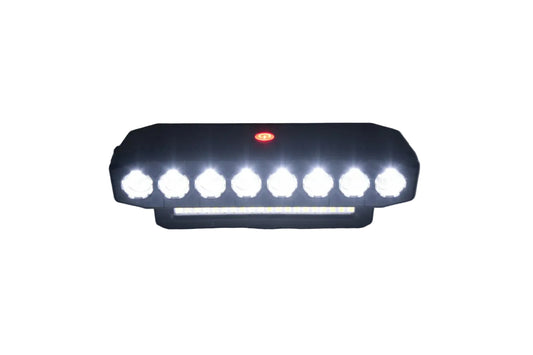 Duel bike light front angle