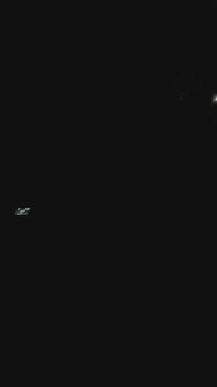 Duel light demonstration at night