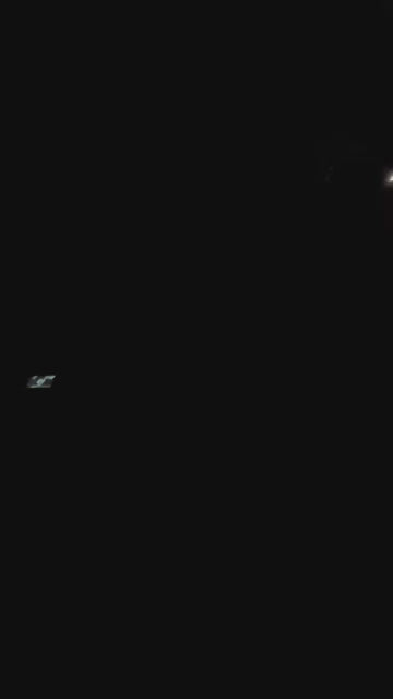 Duel light demonstration at night